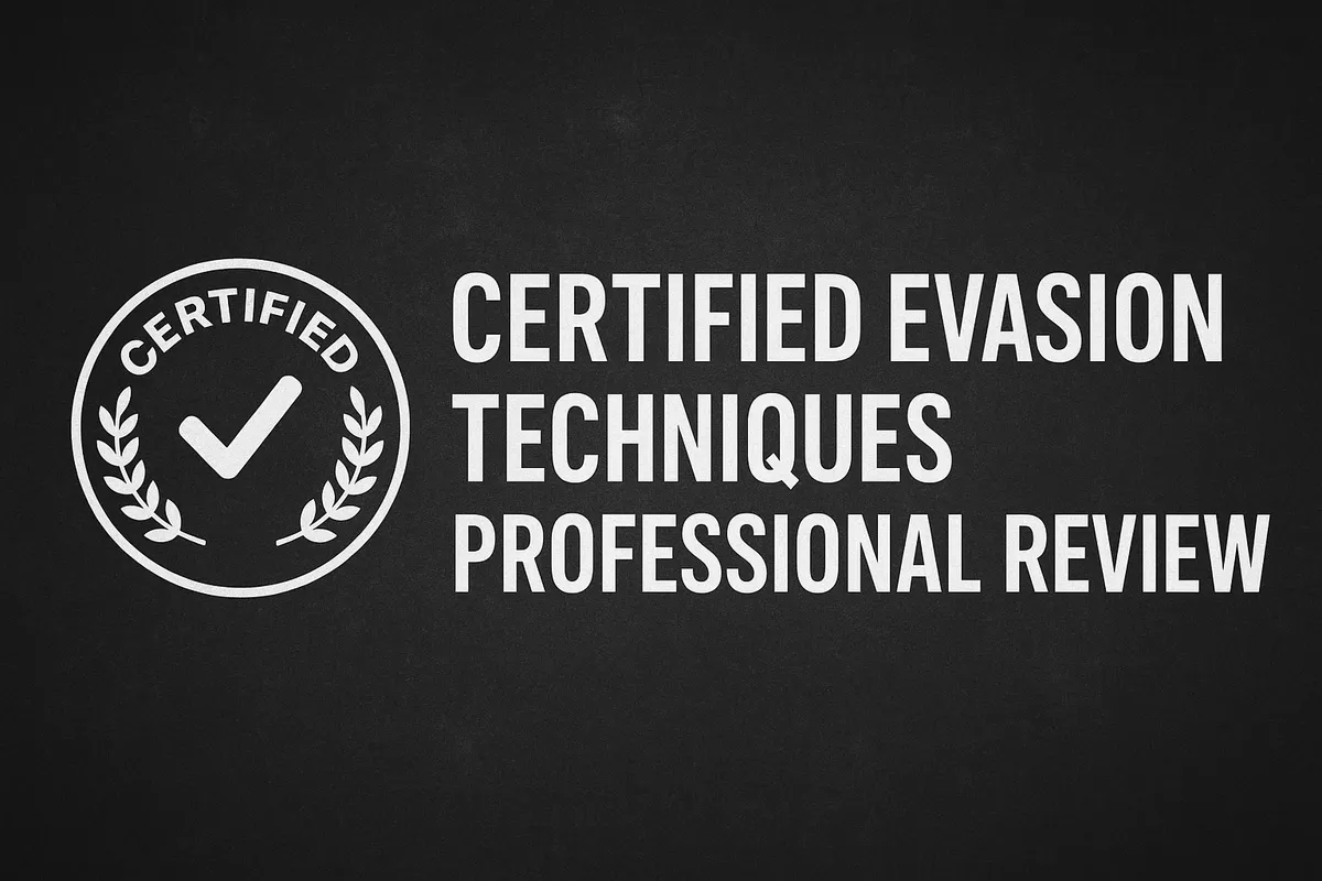 Retour d'expérience sur Certified Evasion Techniques Professional