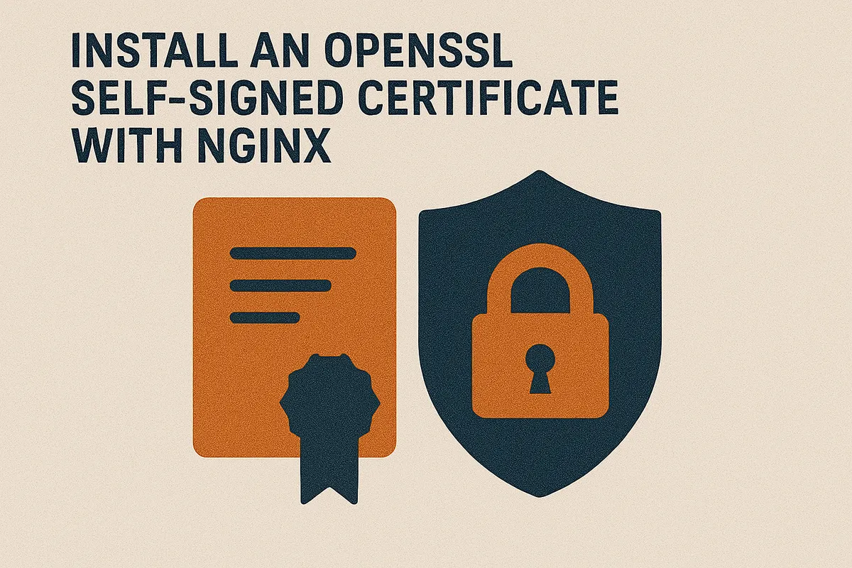 Installer un certificat auto-signé OpenSSL avec nginx